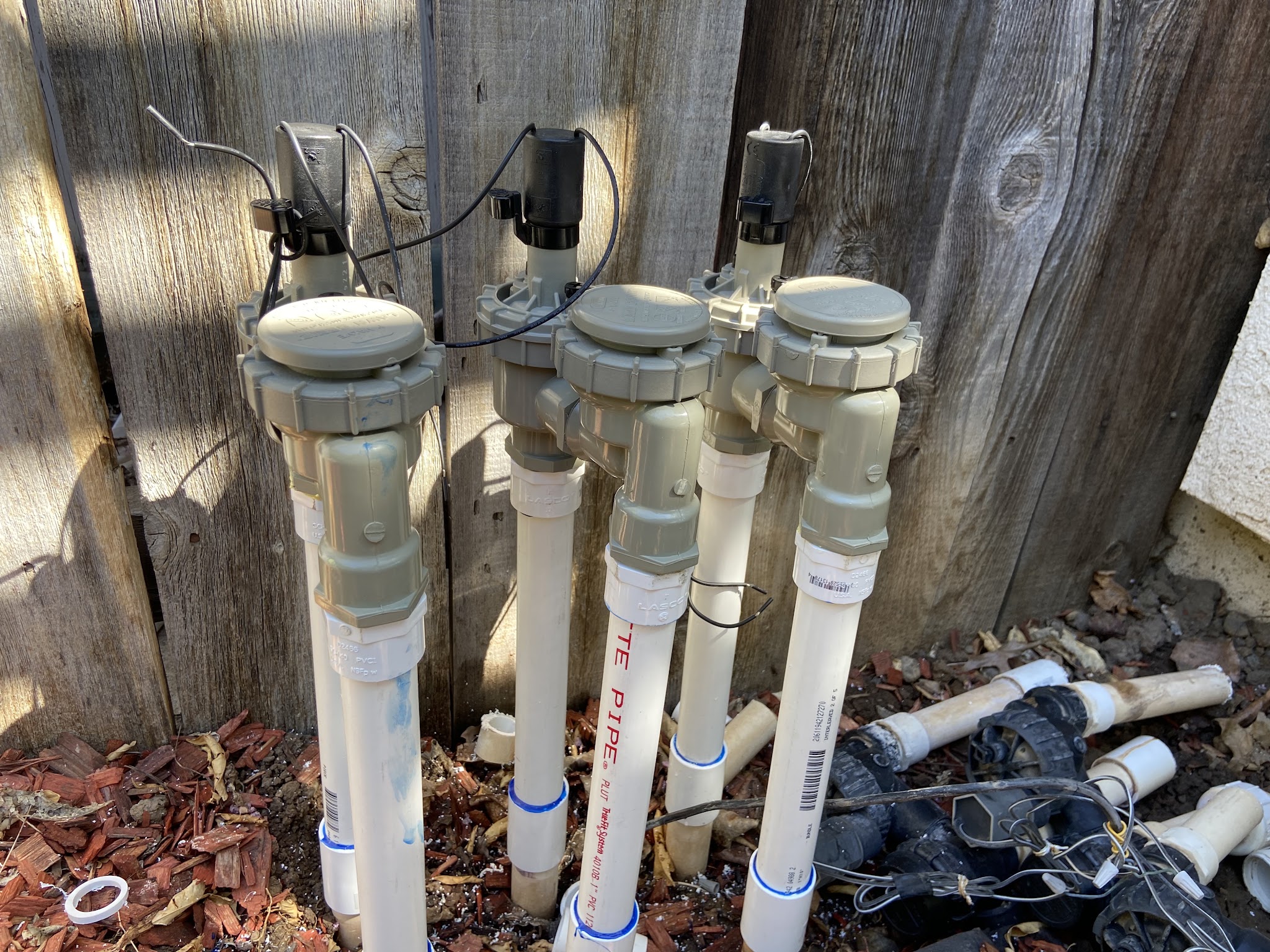 Just-in-Time Sprinkler Repair job site